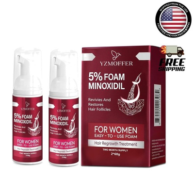 #ad Hair Regrowth Foam for Women Non Greasy 5% Minoxidil Treatment 2 Supply $42.99