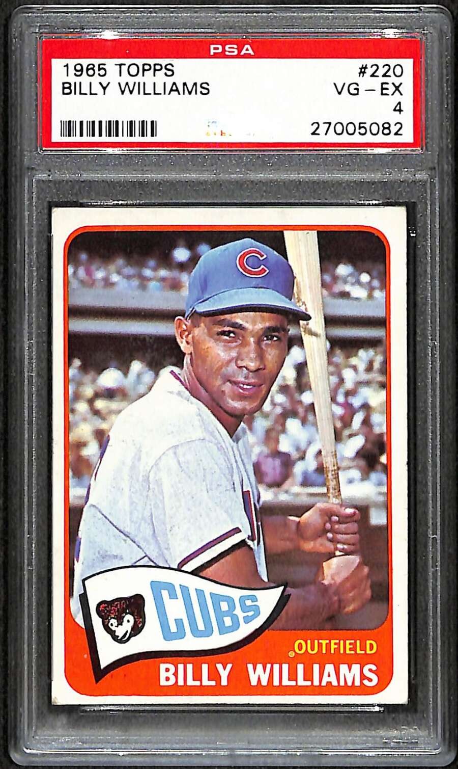 1965 Topps #220 Billy Williams HOF  PSA 4 VGEX C101418