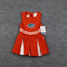Florida Gators Cheer Dress Infant Girls 6M Orange NCAA College Cheerleading