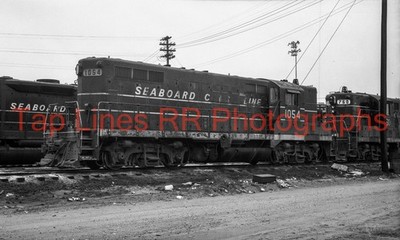 Seaboard Coast Line #1054 GP9 Hamlet NC 1-3-1977 to CSX 4638 New 5x8 Photo