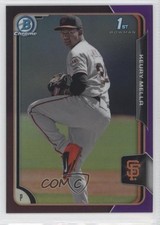 2015 Bowman Chrome Prospects Purple Refractor 120/250 Keury Mella #BCP136 fm0