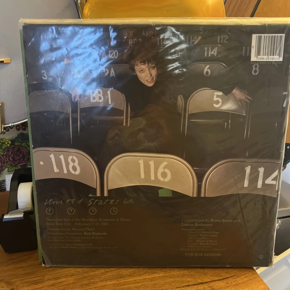 Laurie Anderson United States Vinyl Original Pressing Vintage 5LP set - Image 3 of 3