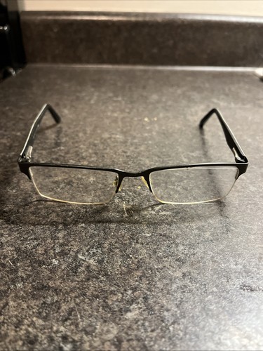 Randy Jackson Halbrand Brille (nur Gestell) - RJ1068 C.058 schwarz (55-18-145)