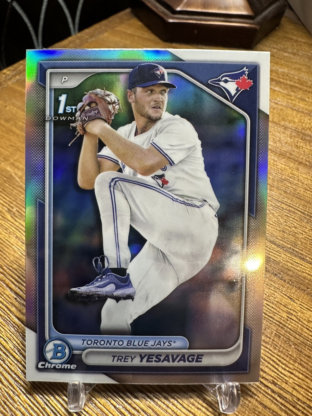 2024 Bowman Draft Chrome Baseball Trey Yesavage 1st Refractor