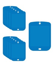 Shootingstar 10 Pack Refills for Stem Bug Light Trap Blue