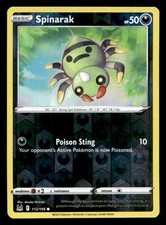 Spinarak 112/196 Swsh11: Origine Perduta Reverse Holo Pokémon TCG Carta Singola