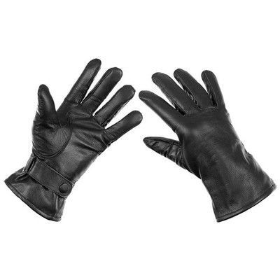 BW Bundeswehr Lederhandschuhe schwarz gefüttert S-3XL Winter Leder Handschuhe