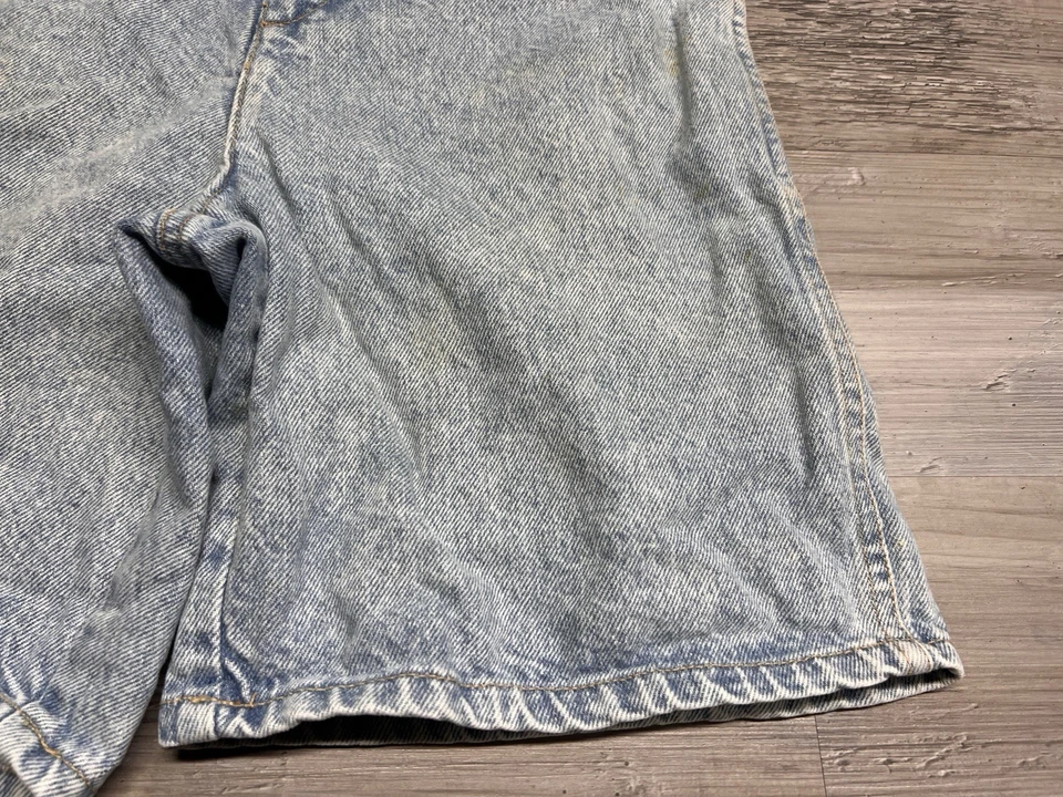 Pantalones Cortos De Colección Guess Para Mujer S Azul Denim Pantalones Cortos Hecho en EE. UU. Festival Foto 3 de 4