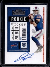 2020 Panini Contenders Jake Fromm Rookie Auto Autograph RC #142 Bills