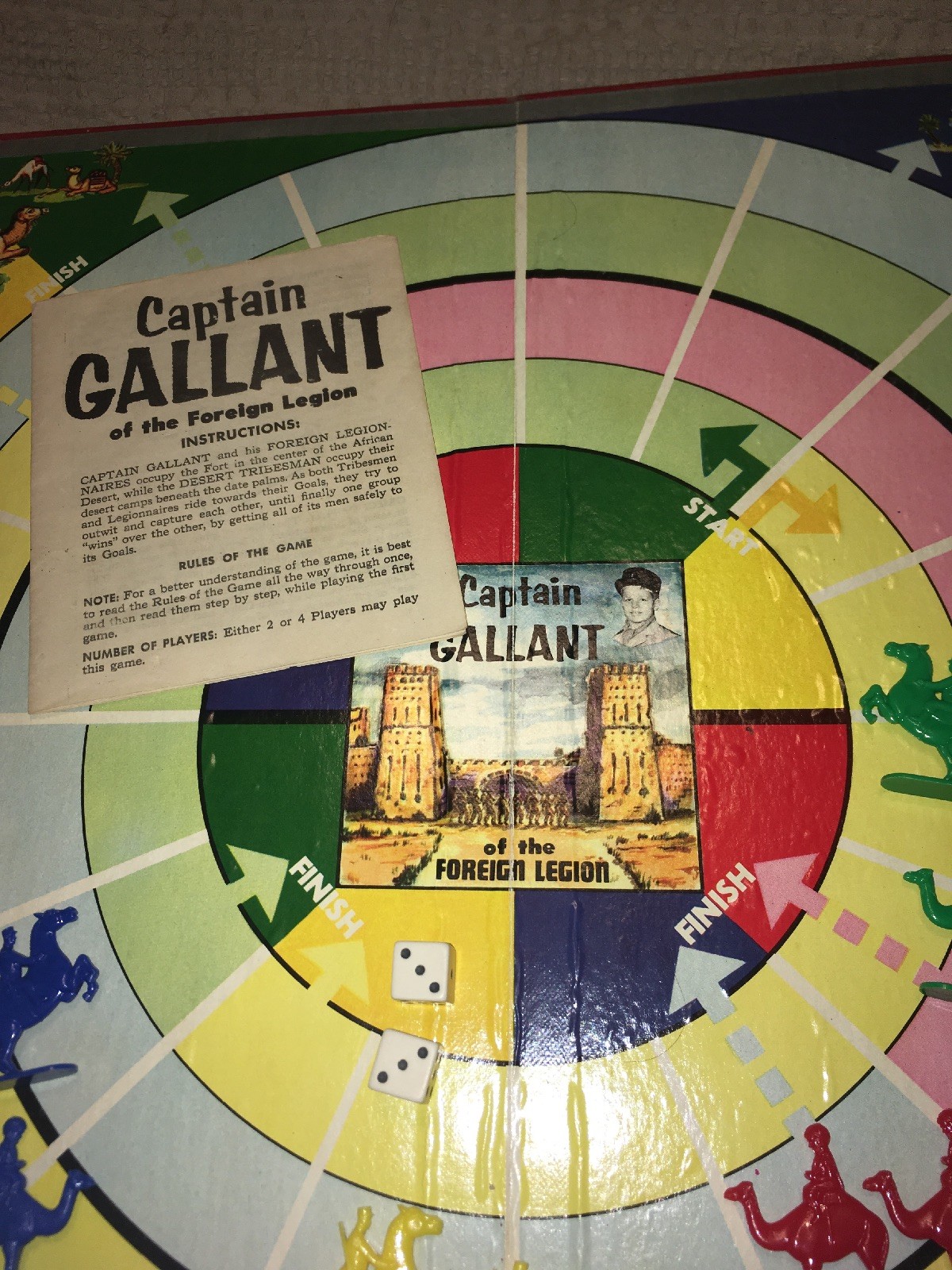 Vintage OF 1955 TRANSOGRAM CAPTAIN GALLANT OF Vintage THE FOREIGN LEGION BOARD GAME Nice 6b0e3d Vintage OF 1955 TRANSOGRAM CAPTAIN GALLANT OF Vintage THE FOREIGN LEGION BOARD GAME Nice 6b0e3d