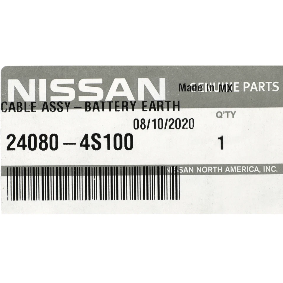 OEM 1998-2004 Nissan Frontier Xterra Battery Cable Harness NEW 24080-4S100 - Изображение 4 из 4