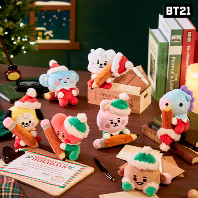 BTS BT21 Official Goods 2022 HOLIDAY EDITION Mini Doll + Tracking