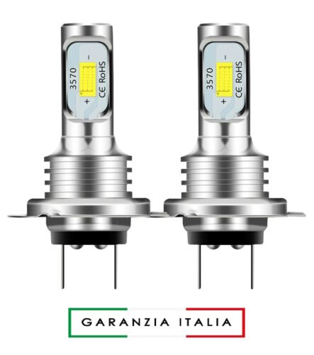 2 Lampadine H7 CANBUS a LED Fari Auto Moto Lampade Luce Bianca 6000K 12V 10KLM V - Foto 1 di 7