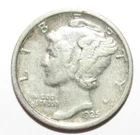 1925 Mercury Dime XF (T95)