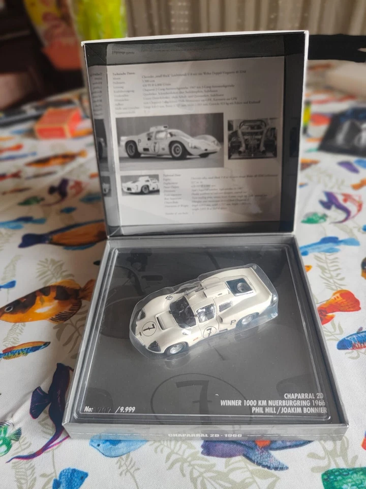 MINICHAMPS CHAPARALL 2D #7 HILL/BONNIER NUERBURGRING 1966 1:43 REF.436 661407 - Immagine 2 di 4