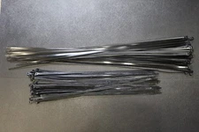 600 PK 24 36 INCH ZIP TIES 300 EACH NYLON BLACK 40 LBS UV WIRE CABLE STRAP