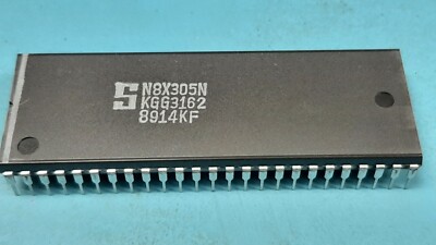 SIGNETICS N8X305N 8-BIT MICROPROCESSOR 10mhz 50-PIN PLASTIC DIP
