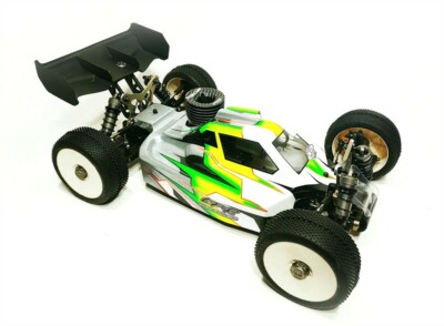 LeadFinger Racing A2.1 Tactic Clear Body TLR 8IGHT-X Nitro Buggy w/ Front Wing