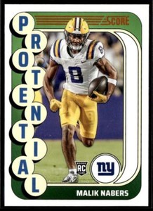 2024 Score Orange PROtential Malik Nabers RC New York Giants #306