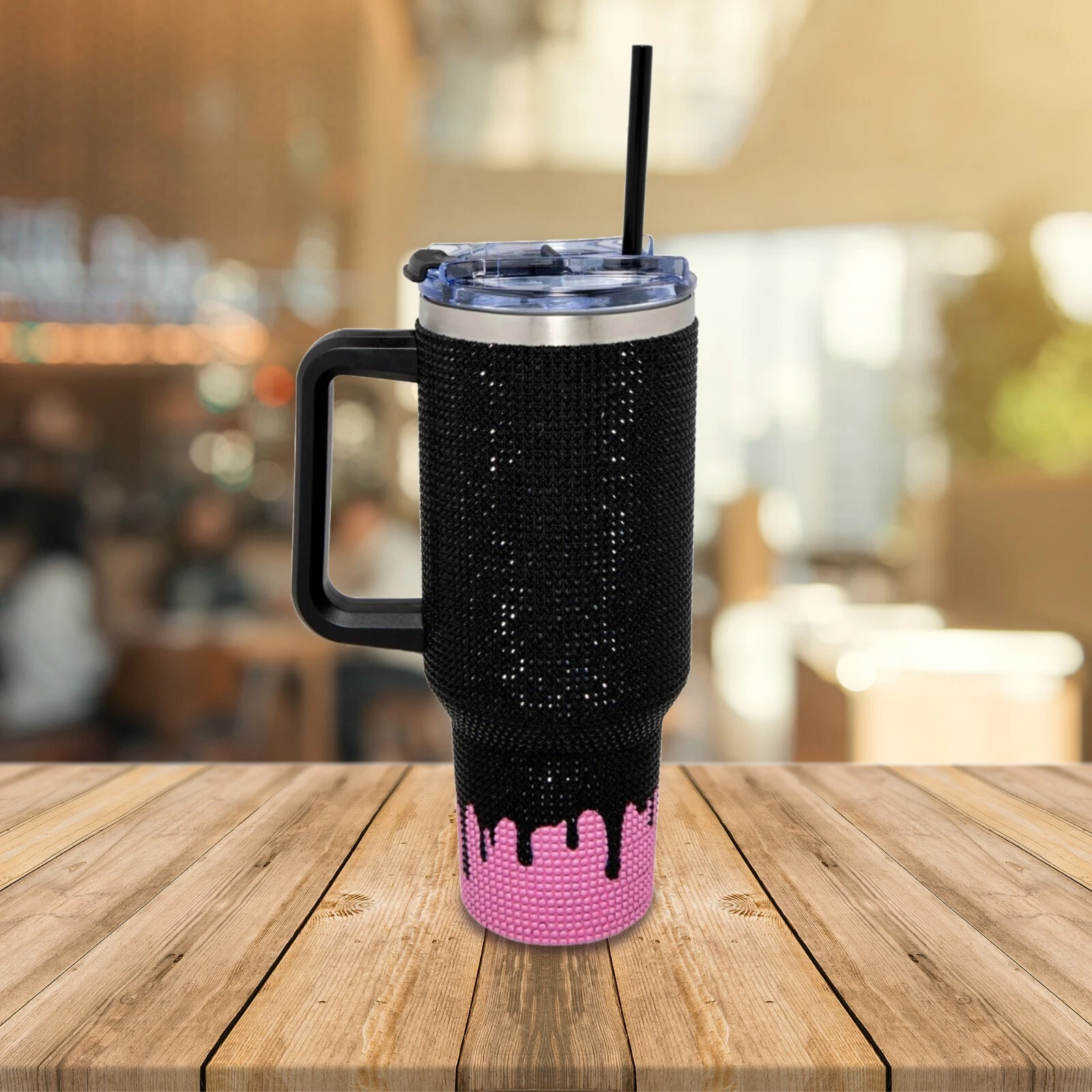 Halloween Ghostface 40 Oz Bling Tumblers