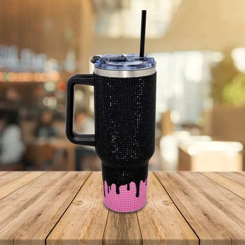 Halloween Ghostface 40 Oz Bling Tumblers