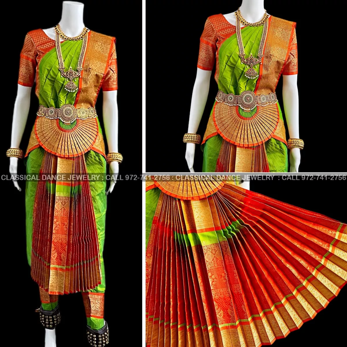 Bharatanatyam dance deals costumes and jewelry
