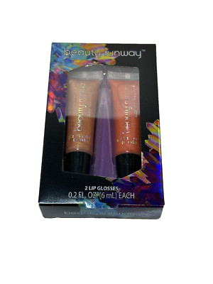 beauty runway 2 pack lip gloss .02 oz / 6 ml each