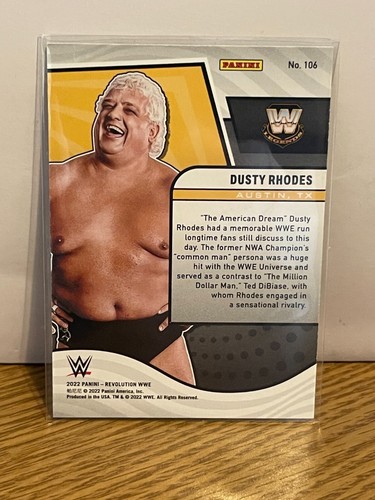 DUSTY RHODES 2022 PANINI WWE REVOLUTION LEGENDS CARD #106 - Picture 2 of 2