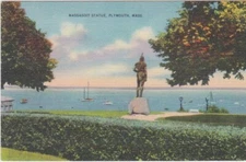 Massasoit Statue-PLYMOUTH, Massachusetts