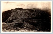 VT, Stowe, Mt. Mansfield Summit, Real Photo, RPPC, Vintage Postcard