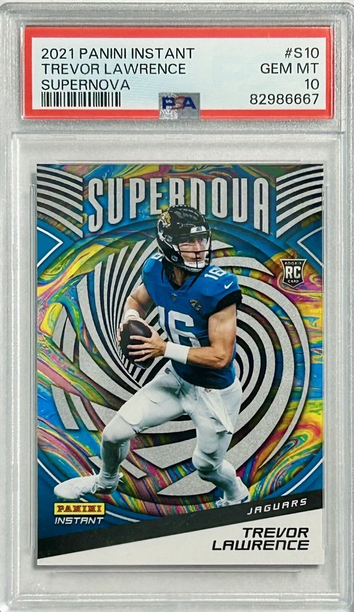 2021 Panini Instant Trevor Lawrence Supernova #S10 Rookie RC