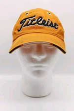 Titleist 3D Burnt Orange Golf Hat New Era Cap Adjustable Strap Black Accents
