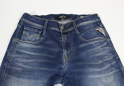 Replay Hyperflex Anbass M914 Herren Jeans Blue blau Denim Hose W30 L34