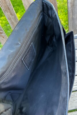 Vintage Coach # 6456 Black Leather Briefcase ~ No Strap ~ | eBay