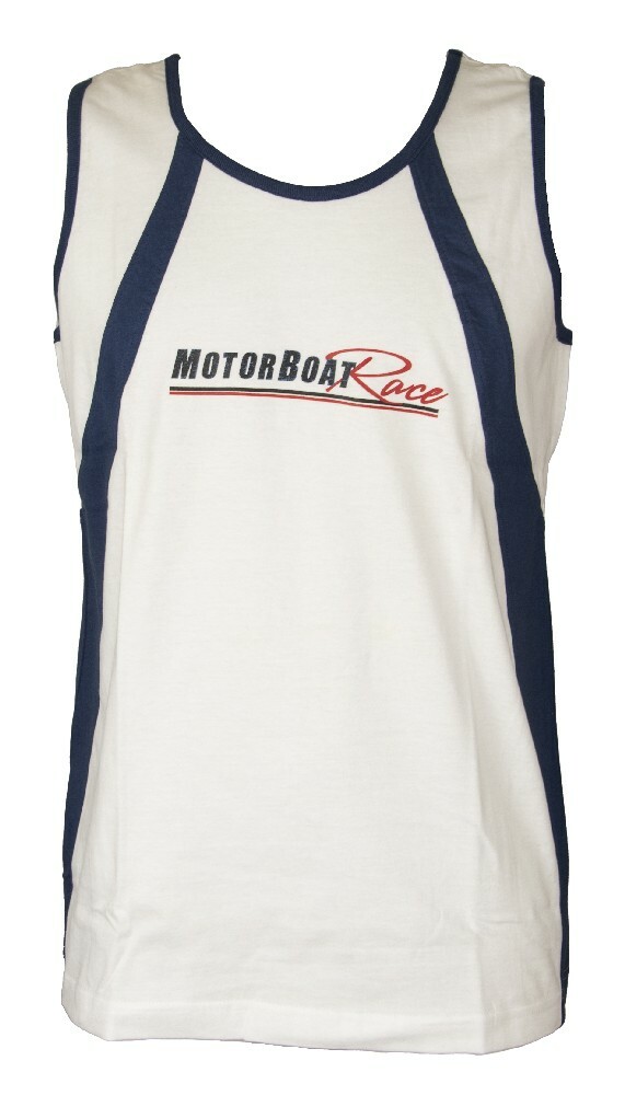 RAGNO SPORT Men's Wide Shoulder Pure Cotton Race Tank Top A6339E-image