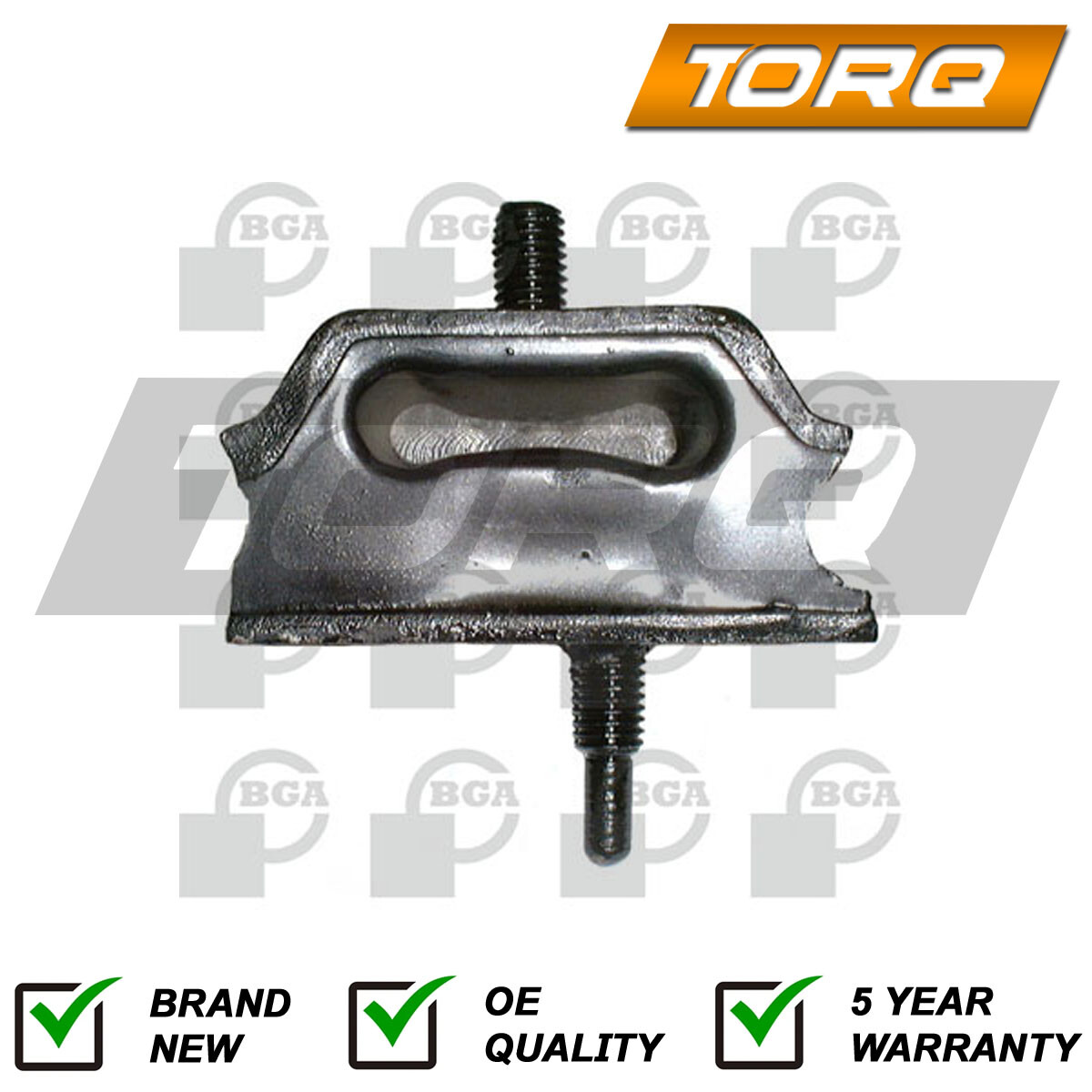 ワン Borg & Beck Rear 1x Brake Disc Fits Peugeot 206 306 106
