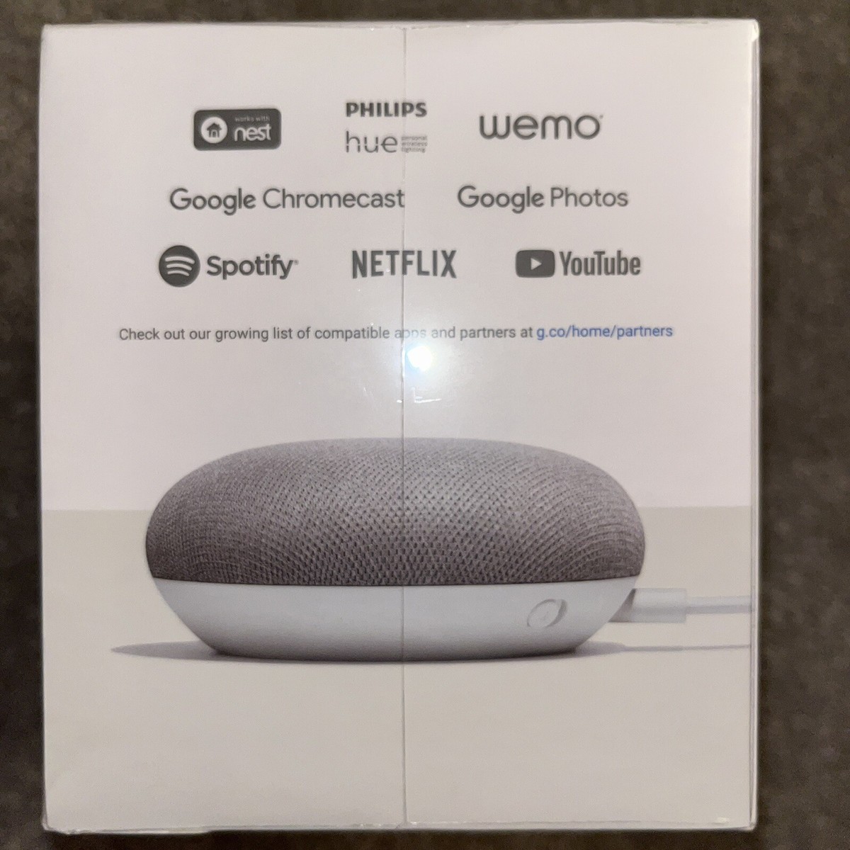 Brand New Google Home Mini Smart Assistant Speaker Sealed