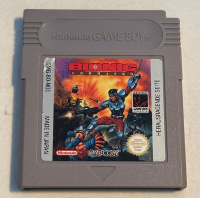 Nintendo Gameboy Classic Spiel Bionic Commando Modul NOE