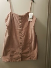 Size 20  Pink streach buncaree Velvet Dress