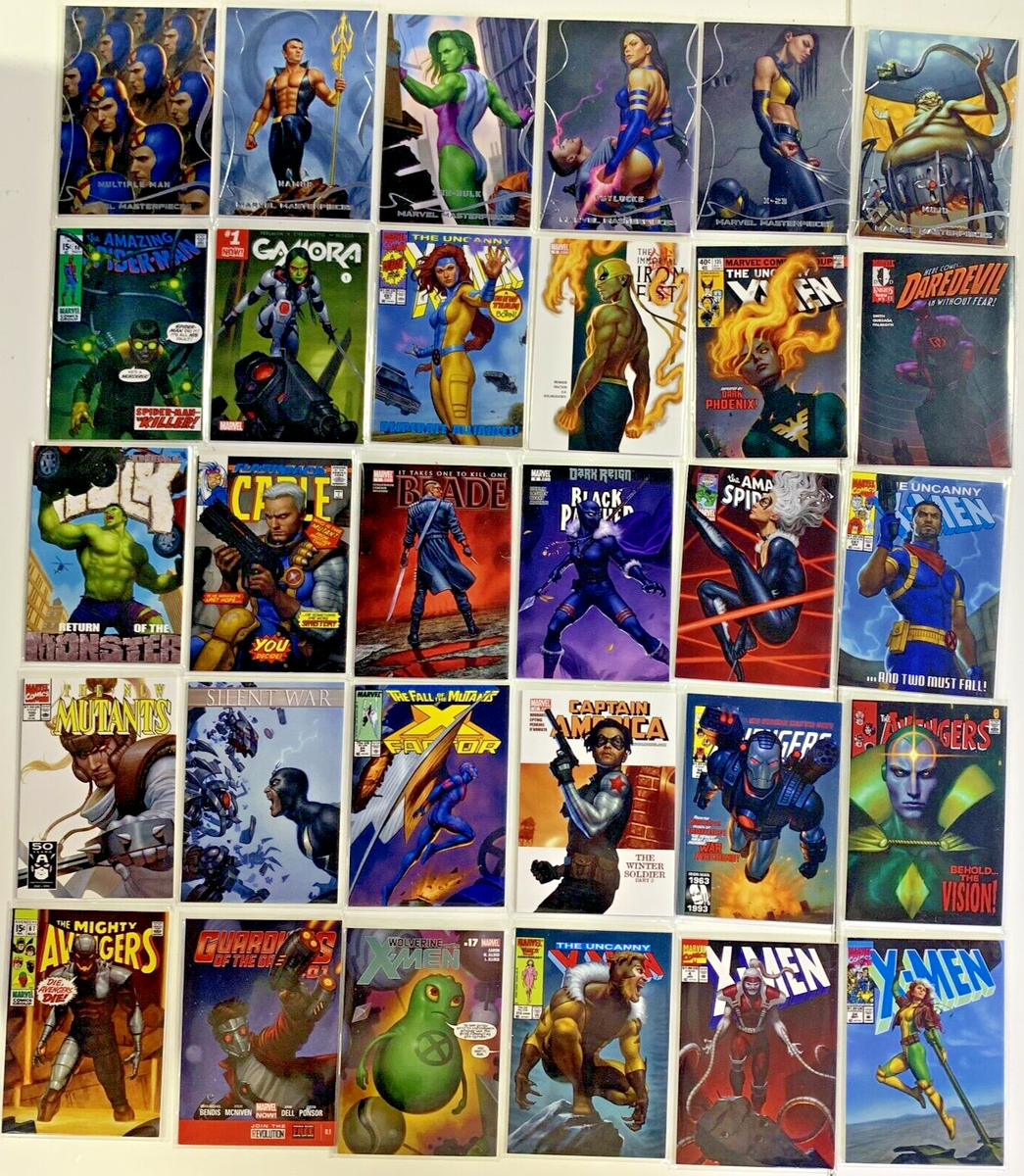 2022 Marvel Masterpieces Sky Box Complete Set 81-Card Set /1999