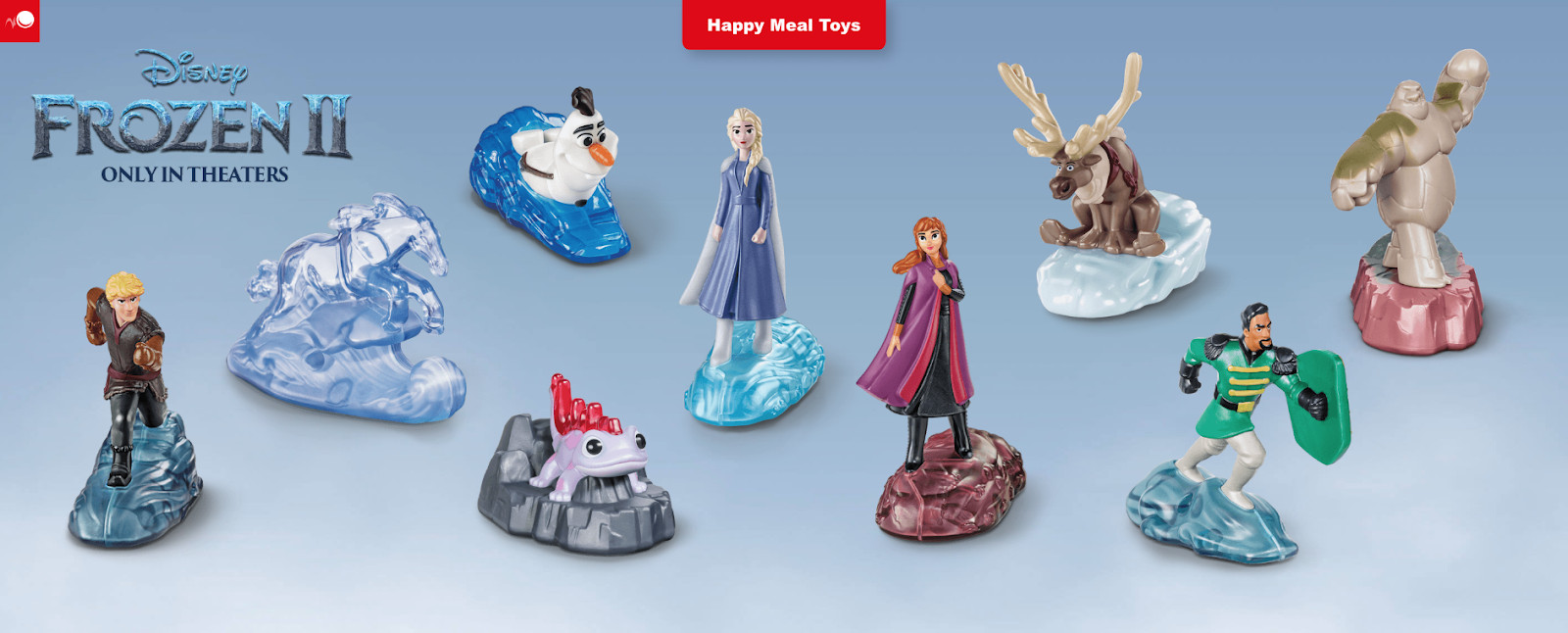 Happy Meal Frozen Dolls 2019 McDONALD'S Frozen HAPPY MEAL TOYS