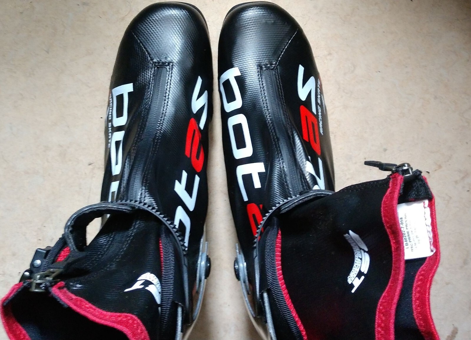Scarponi da sci di fondo Botas Skate 42 42 5 27 5 cm carbonio NNN scarpe da sci di fondo Salomon