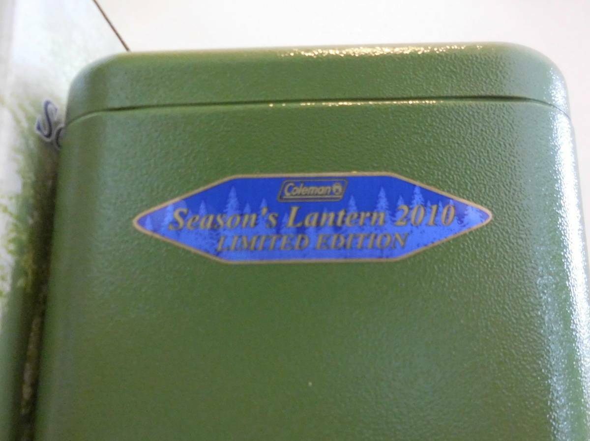 Coleman Seasons Lantern 2010 Limited Edition Forest Green NEW Season's  Model JPN