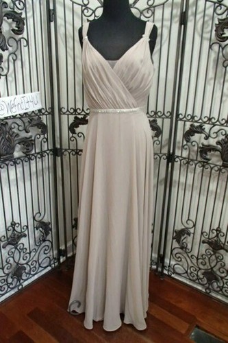 D612 BILL LEVKOFF CASHMERE 1600 SZ 8 FORMAL BRIDESMAID PROM FORMAL GOWN DRESS - Afbeelding 1 van 5