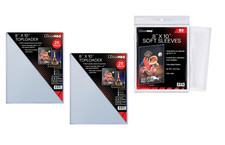 Combo Pack 50 of Each Ultra Pro 8" x 10" Toploaders and 8x10 Photo Sleeves
