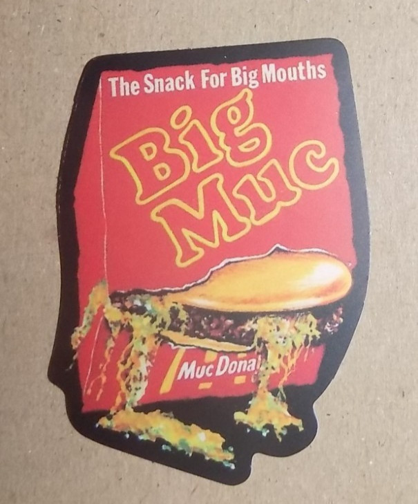 BIG MUC - The Snack For Big Mouths - Whacky Sticker