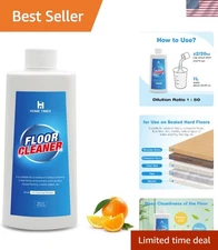 Orange Scent Robot Vacuum Cleaning Solution - Non-Toxic, Ideal for Sealed Floors