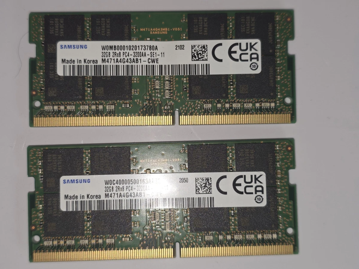 Samsung DDR4 SDRAM 32 GB Total Capacity Memory (RAM) for sale - eBay