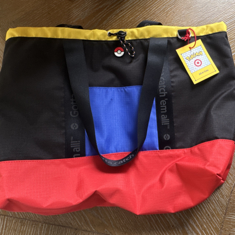 Pokémon All-in Multicolor Tote Bag, Pokémon Franchise, Animation Theme