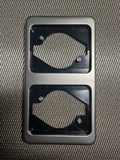 Berker Modul MB Edelstahl 2-fach Rahmen senkrecht